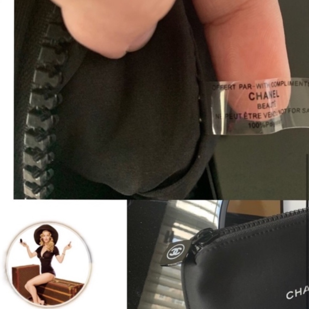 NEW*Bundle*CHANEL Cosmetic Bag +Decor Table Book! - Picture 3 of 16